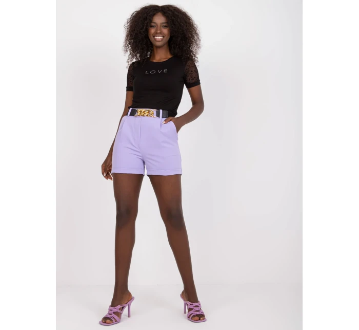 Šortky DHJ SN světle fialová model 17416568 - FPrice Šortky DHJ SN světle fialová model 17416568 - FPrice