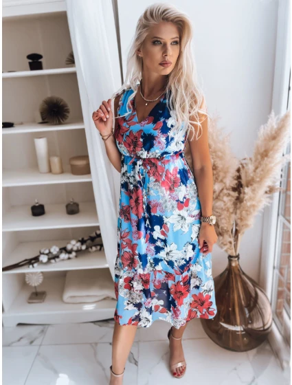 Modré šaty MADAM FashionStreet EY1811z Modré šaty MADAM FashionStreet EY1811z