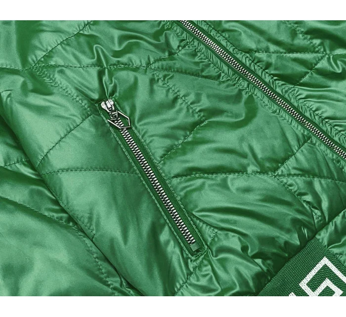 Zelená dámská bunda typu "bomber" model 18035466 - S'WEST