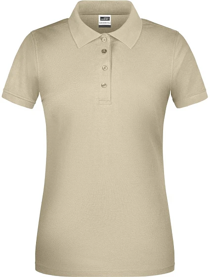 Daiber JN 873 Dámske pracovné polo tričko z bio piqué 02.0873 stone