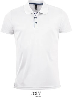 SOL'S Men Pánské piqué sportovní polo white model 22522513