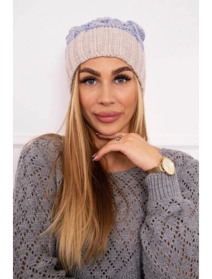 Paris fleecová čepice světle model 18750775 - K-Fashion Paris fleecová čepice světle model 18750775 - K-Fashion