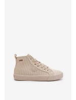 Zateplené Tenisky Dámské Big Star HiPoly System Béžové model 21676169 - Big Star Shoes Zateplené Tenisky Dámské Big Star HiPoly System Béžové model 21676169 - Big Star Shoes