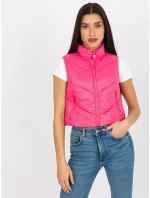 Dámská vesta NM KZ H model 18041499 tmavě růžová - FPrice Dámská vesta NM KZ H model 18041499 tmavě růžová - FPrice