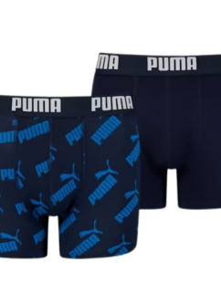 Chlapčenské boxerky Basic Boxer 2Pack Jr 935526 02 tm. modrá - Puma