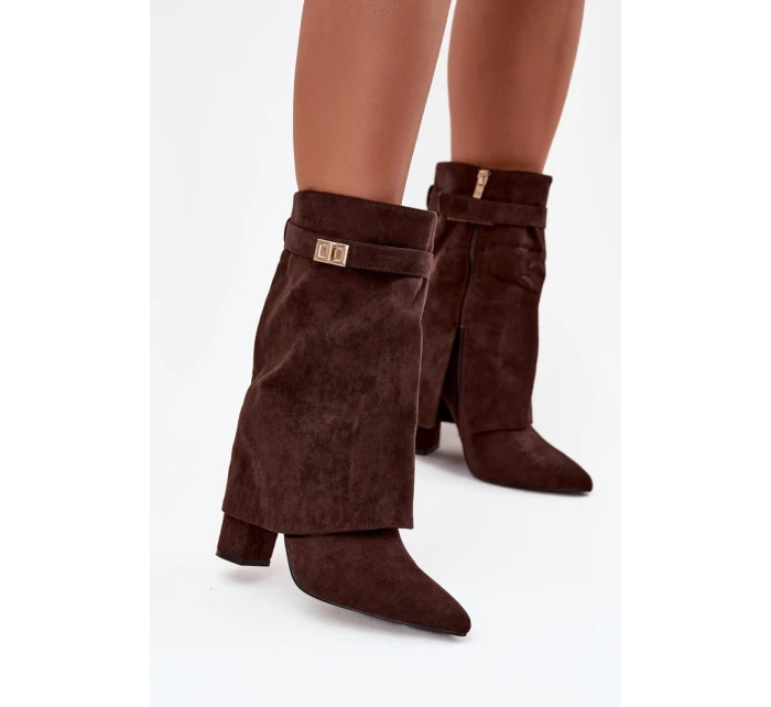 Topánky na podpätku model 219840 Krok vo veľkom štýle