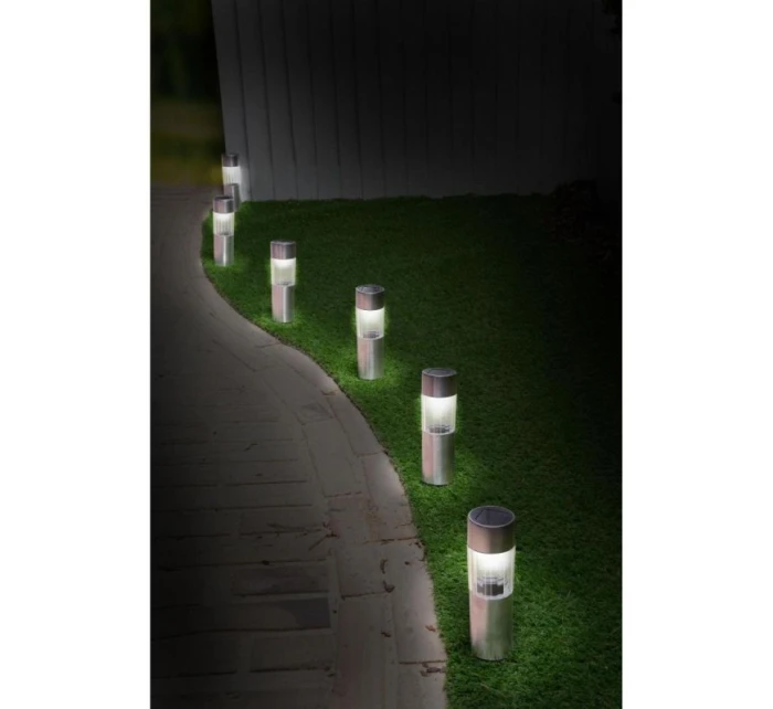 SOLÁRNA LAMPA 4,5X15CM INOX 6KS GRUNDIG SOLÁRNA LAMPA 4,5X15CM INOX 6KS GRUNDIG