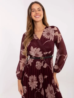 Sukienka IT SK model 21494218 bordowy - FPrice