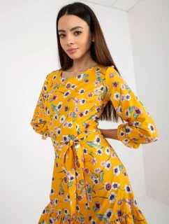 Sukienka LK SK model 21195973 ciemny żółty - FPrice