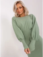 Sukienka RV SK model 18781064 pistacjowy - FPrice Sukienka RV SK model 18781064 pistacjowy - FPrice