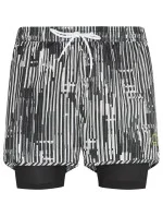 Pánské kraťasy model 5886094 černobílá - Calvin Klein Pánské kraťasy model 5886094 černobílá - Calvin Klein