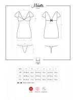 Výnimočná košieľka Moketta chemise purple - Obsessive