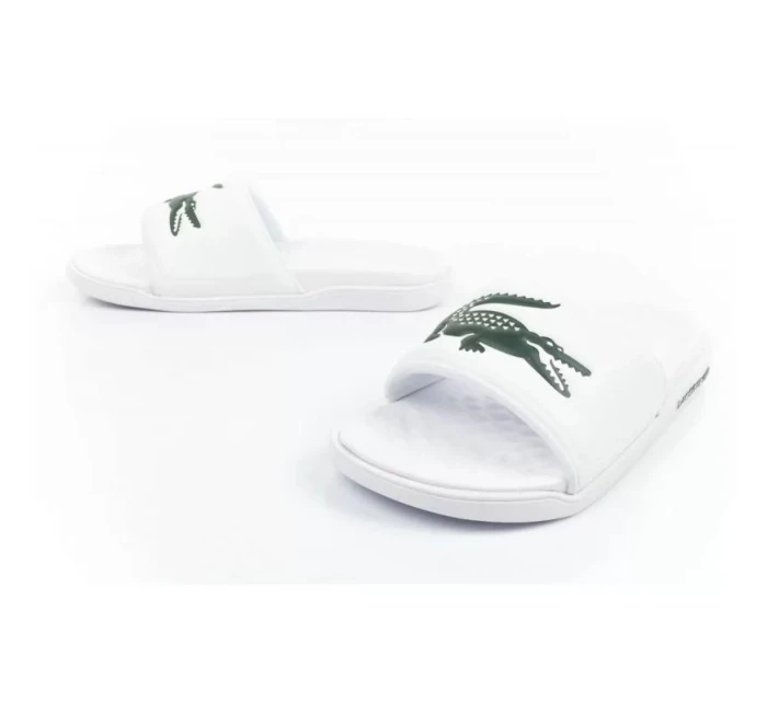 Pánske žabky Croco Dualiste 201R5 M 743CMA00201R5 White Pattern - Lacoste