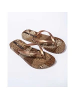 Dámske žabky Animal W 83617AY384 Brown with beige pattern - Ipanema