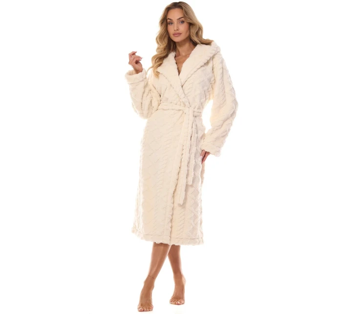 Dlouhý dámský župan 2402 model 20504586 S2XL - L&L