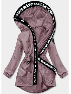 Růžová dámská oversize bunda parka model 19410175 - S'WEST