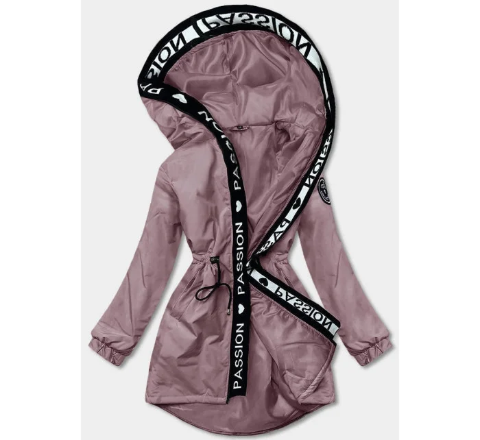 Růžová dámská oversize bunda parka model 19410175 - S'WEST