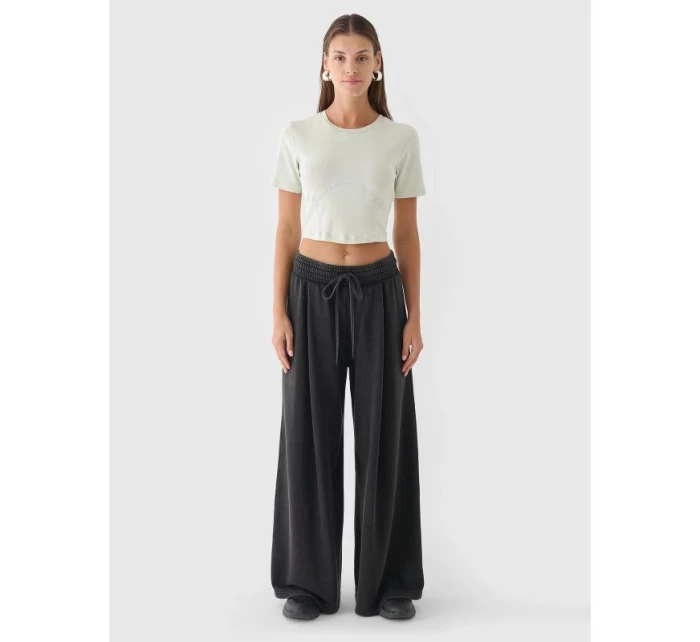 Crop top slim smooth dámský 4F 4FRAW24TTSHF2581-47S