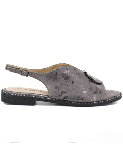 Dámské ploché sandály s ozdobou model 22117032 - S.Barski