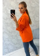 Bunda s klopami elegantná oranžová