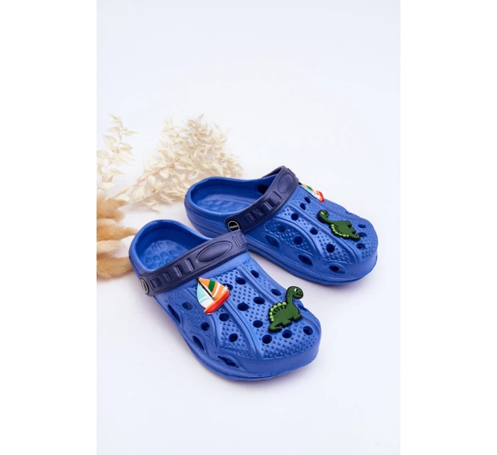 Dětské pěnové lehké sandály Crocs Modre model 21623877 - Boto