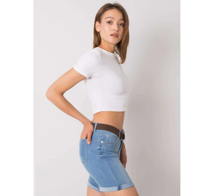 Šortky D85032C62033ZL150 svetlo modré