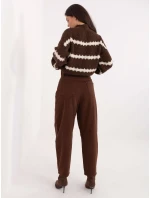 Spodnie jeans SP  brązowy model 21776360 - FPrice