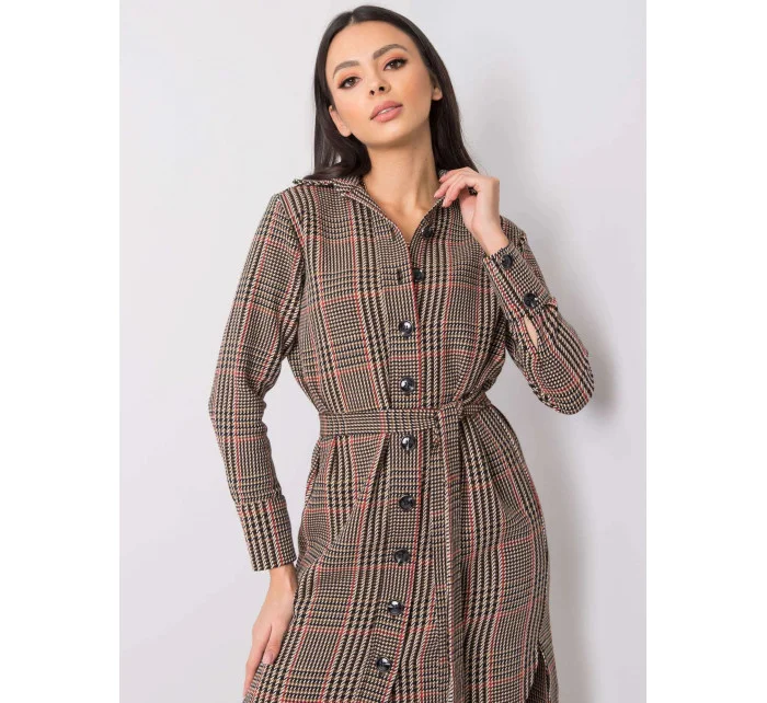 Dámske kockované šaty 508385.10 - FPrice