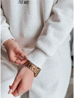 Dámská oversize mikina s potiskem šedá Dstreet model 21988089 - FashionStreet