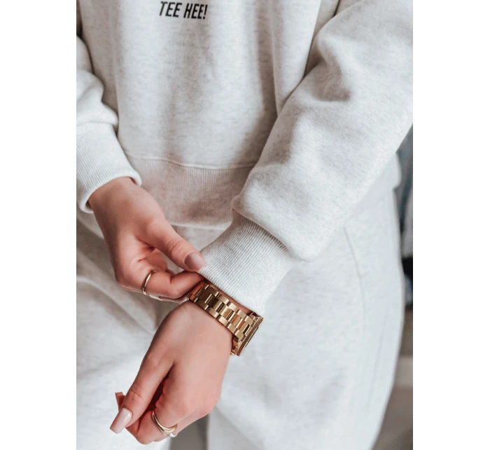 Dámská oversize mikina s potiskem šedá Dstreet model 21988089 - FashionStreet