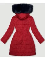 Tmavomodrá a červená obojstranná dámska prechodná bunda J Style (16M9159-215) Tmavomodrá a červená obojstranná dámska prechodná bunda J Style (16M9159-215)