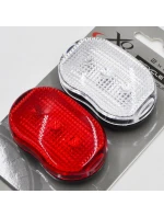 SADA PREDNÝCH A ZADNÝCH SVETIEL PRE BICYKLE 3LED XQMAX