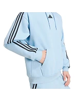 Bluza męska adidas Essentials 3-Stripes Fleece Hoodie błękitna KY4170 pánské Bluza męska adidas Essentials 3-Stripes Fleece Hoodie błękitna KY4170 pánské