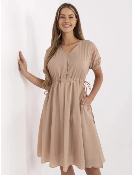 Šaty 217 SK 25663.02 béžová