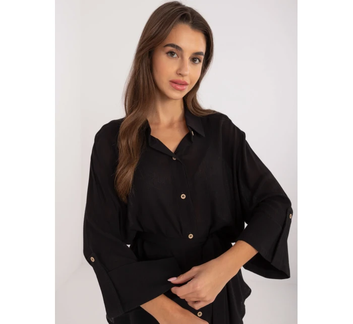 Košeľa LK KS 509698.79 čierna