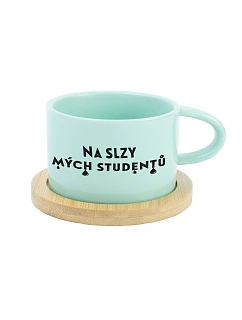 NA SLZY MOJICH ŠTUDENTOV – mätový hrnček Makronka 200 ml