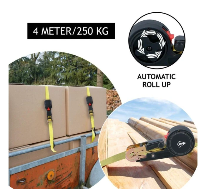 PREPRAVNÝ POPRUH S AUTOMATICKOU ZÁPADKOU 250 KG 4 M