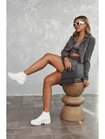 Wysokie Materiałowe Trampki Na Platformie Big Star LL274156 Białe