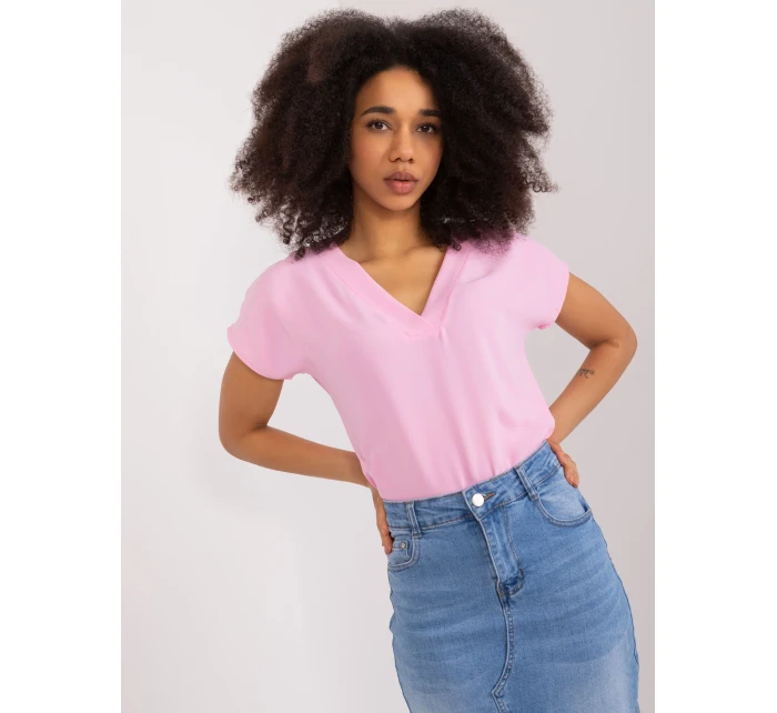 Blúzka RV BZ 9645.28X svetlo ružová