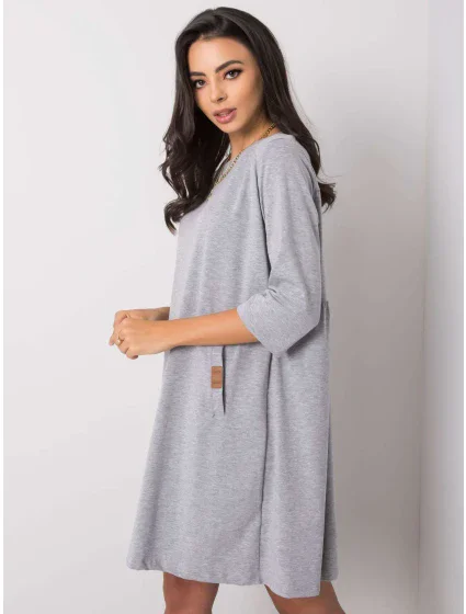 Šaty RV SK 6274.36P sivá