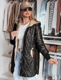 Dámska prešívaná bunda LIVIANA black FashionStreet TY4807