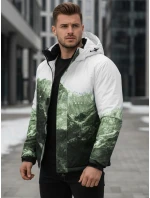 Pánská zimní lyžařská bunda zelená Dstreet model 21995669 - FashionStreet Pánská zimní lyžařská bunda zelená Dstreet model 21995669 - FashionStreet