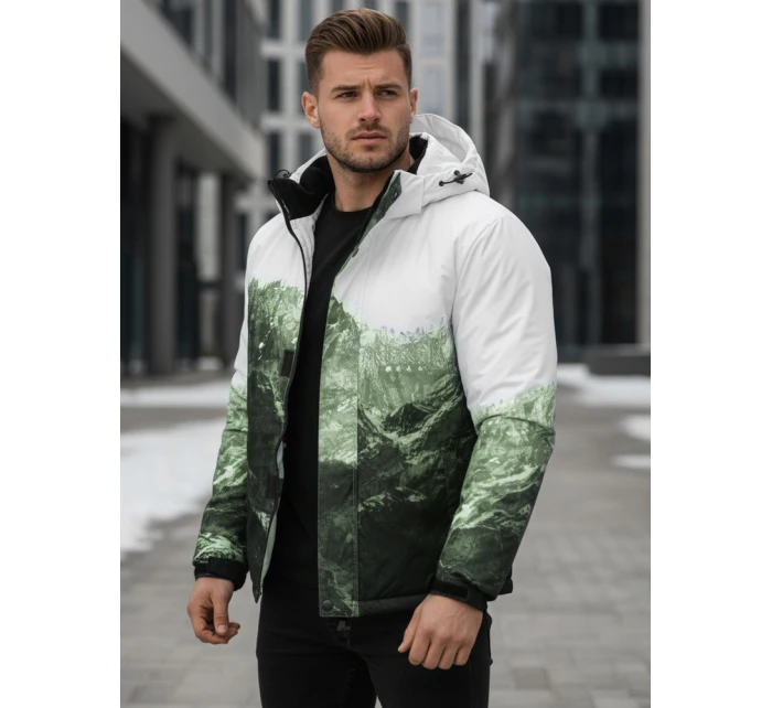 Pánská zimní lyžařská bunda zelená Dstreet model 21995669 - FashionStreet Pánská zimní lyžařská bunda zelená Dstreet model 21995669 - FashionStreet