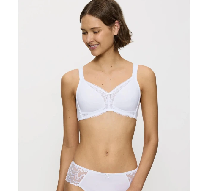 Moderná čipka+bavlna N - BIELA - TRIUMPH BIELA - TRIUMPH Moderná čipka+bavlna N - BIELA - TRIUMPH BIELA - TRIUMPH