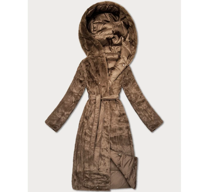 Zimowa kurtka  brązowa model 21761259 - MINORITY