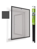 MOSKYTIÉRA DO OKNA ALU 100X120 ANTRACIT