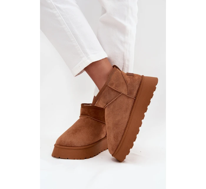 Śniegowce Damskie Na Platformie Camel Celyra Śniegowce Damskie Na Platformie Camel Celyra