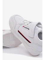 Dětské boty Sneakers na suchý zip LOTTO NANDU 2600310K Bílé
