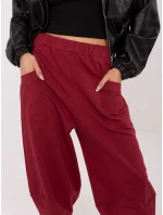Spodnie dresowe RV DR model 21722819 bordowy - FPrice