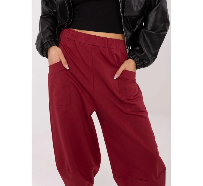 Spodnie dresowe RV DR model 21722819 bordowy - FPrice